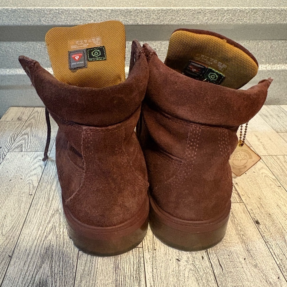 Timberland Dark Brown Suede Boots - Picture 4 of 6